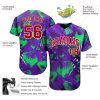 Custom 3D Pattern Design Music Festival Authentic Baseball Jersey - Image 3