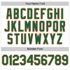 Custom White Kelly Green-Orange Line Authentic Baseball Jersey - Image 5