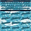 Custom Panther Blue Black-White 3D Pattern Design Fish Performance T-Shirt - Image 4