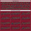 Custom Crimson Navy-Old Gold Authentic Baseball Jersey - Image 4