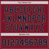 Custom Crimson Navy-Old Gold Authentic Baseball Jersey - Image 5