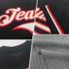 Custom Gray Neon Green-Navy Mesh Authentic Throwback Baseball Jersey - Image 2