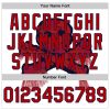 Custom White Red-Navy Skull Fashion 3D Bomber Full-Snap Varsity Letterman Jacket - Image 5