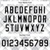 Custom White Black Check Board 3D Pattern Design Bomber Full-Snap Varsity Letterman Jacket - Image 7