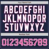 Custom Navy White Pinstripe Pink-White Authentic Baseball Jersey - Image 4