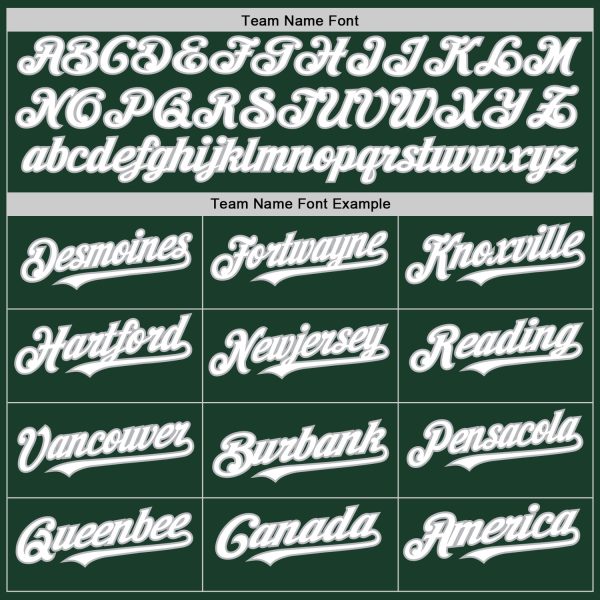 Custom Green White-Gray Authentic Sleeveless Baseball Jersey - Image 3