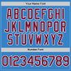 Custom Powder Blue Crimson-White Authentic Sleeveless Baseball Jersey - Image 4