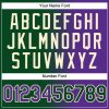 Custom Green Purple-Cream Gradient Fashion Two-Button Unisex Softball Jersey - Image 5