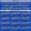 Custom Thunder Blue Navy-White Authentic Baseball Jersey - Image 4