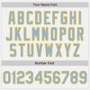 Custom White Light Blue-Yellow Authentic Baseball Jersey - Image 5