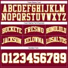 Custom Maroon White-Gold Authentic Throwback Basketball Shorts - Image 3